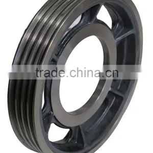 High Quality OEM Cast Iron Elevator Driving Sheave Wheel thumbnail-2