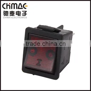 Egypt Washing Machine Switch KCD4 on off 4 Pins Rocker Switch With Lamp thumbnail-1