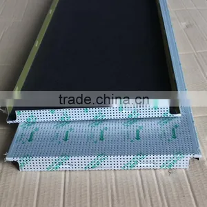 Sound Absorption Grey Powder Coated Aluminum Perforated Acoustic Clip in Ceiling Panel thumbnail-6
