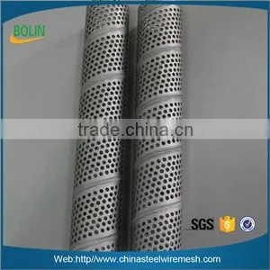 Free Samples Bright Finish Stainless Steel Perforated Metal Filter Tubes for Filter Equipment thumbnail-1