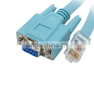 1.5M RS232 DB9 to RJ45 Adapter Cable for Router Network thumbnail-1