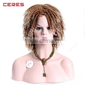 New Development Elastic Cap Top Grade Free Catalogs Synthetic Fiber Dreadlocks Wig thumbnail-1