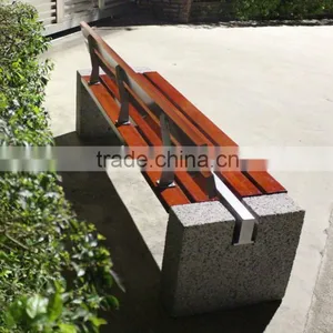 Outdoor Furniture China Wooden Garden Bench Garden Stone Bench thumbnail-3