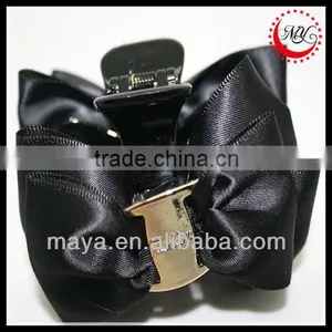 Fashion Black Hair Bow Hair Claw Clip(approved by BV) thumbnail-1
