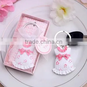 Baby Shower Favors More Colors Girl Pink Cloth Key Ring thumbnail-1