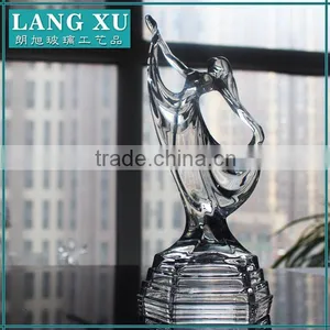 Crystal Dancing Decorating Clear Glass Ornaments thumbnail-1