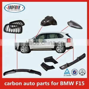Carbon Fiber Hood Windows Visor for BMW X Series F15 PP Mud Guard thumbnail-1