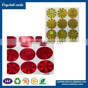 Security Hologram Label Gloss Lamination Self Adhesive Hologram Sticker thumbnail-2