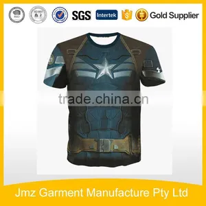 Custom 3D Printing T-shirt Polyester Clothes From China Supplier thumbnail-1