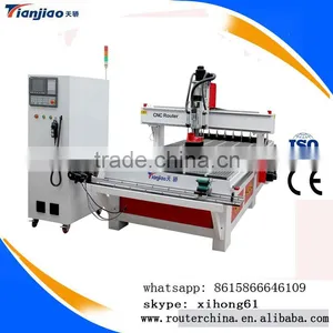 China Automatic 4th Axis Rotary 3d ATC Wood Carving Cnc Router 1530 thumbnail-1