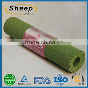 Colorful Custom Embossing Anti-slip Tpe Yoga Mat Natural Rubber thumbnail-1