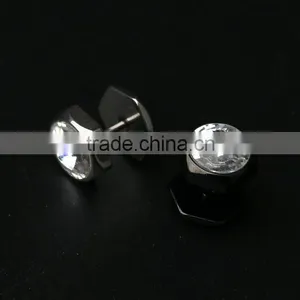 2016 New Arrival Anodized Stainless Steel Fake Ear Plugs thumbnail-4