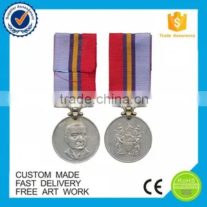 Gold Silver Bronze Embossed Custom Metal Medals thumbnail-3