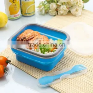 Plastic Containers Silicone Lunch Box for Kids thumbnail-1