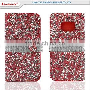 Hot Sell Luxury Diamond Glitter Bling Wallet Phone Case for Huawei Honor Ascend Lite Mate Max Plus 6 7 y8 p8 p9 thumbnail-6