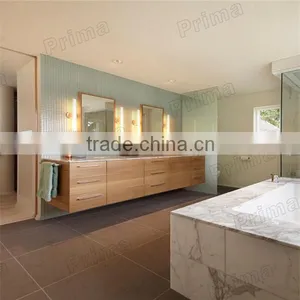 2014 New Modern Desgin Wall Hung Oak Bathroom Cabinet Solid Wood Bathroom Cabinet thumbnail-1