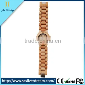 3atm Water Resistant Natural Wood Fashion Quartz Man Waterproof Wood Watch thumbnail-1