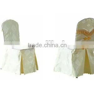 2015 Newset Banquet Chair Cover With Crochet Flower thumbnail-1