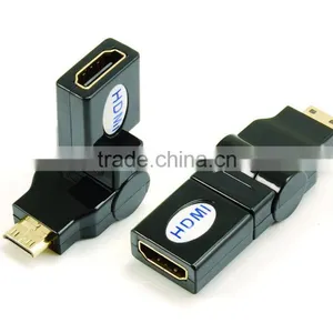 HDMI Female to MINI Male Adapter Rotating 270 Degree thumbnail-1