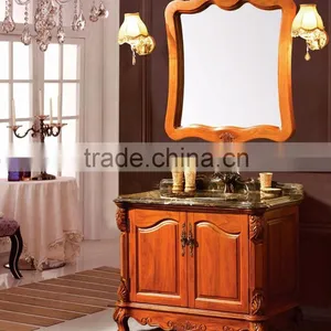 WTS22000 Mirrored Cabinets Type and Modern Style Modern Red Bathroom Cabinet thumbnail-3