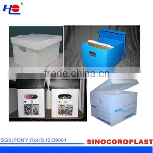 Water Proof Documents Stroage PP Corrugated Box thumbnail-1
