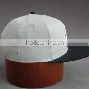 Custom 100% Cotton 6-panel Snapback Cap With Front Embroidery thumbnail-6