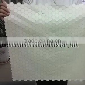 500*500 mm Alumina Ceramic Hexagonal Mat, Alumina Ceramic Liner for Wear Resistant Pipes thumbnail-3