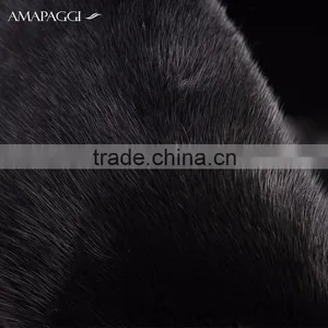 201new Styles Long Black Natural Mink Fur Coat for Winter thumbnail-5