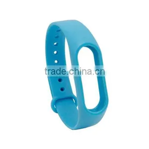 High Quality Silicone Colorful Straps Replacement For Xiaomi Mi Band 2 Wrist Strap Mi Band 2 Smart Bracelet Wristband Accessorie thumbnail-5