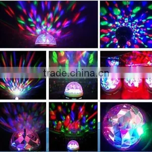 E27 3W Rotating Full Color LED Stage Light thumbnail-4