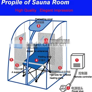 Mini Home Portable Far Infrared Sauna Room thumbnail-5