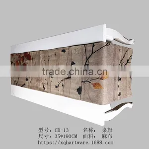 Small Minimum Digital Printed Top Linen Fabric Custom Table Runner thumbnail-6