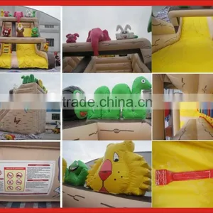 Professional Double Stitching Giant Aminal Inflatable Slide For Sale thumbnail-5