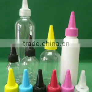 60ml,100ml,250ml,500ml Plastic Colorful PET Dropper Bottle With Flip Top Cap for Cosmetic thumbnail-2
