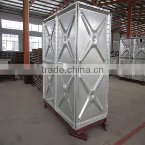 Overhead Water Tank Hot Dipped Galvanized Steel Water Storage Tank Storage Galvanized Water Tank thumbnail-4