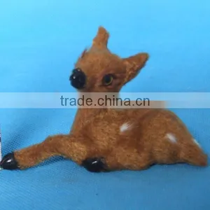Simulation Type Holiday Furry Deer Toy Animated thumbnail-3