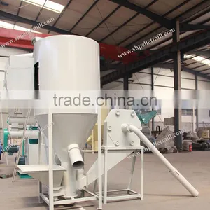 Vertical Type Factory Supply Poultry Livestock Feed Grinder Blender Machine in China thumbnail-6