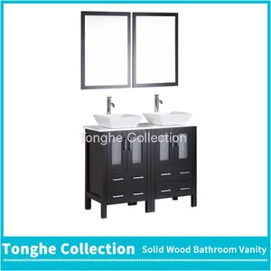 Tonghe Collection Espresso Bathroom Furniture Vanity Combo thumbnail-2