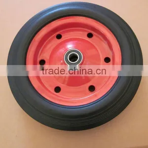Within Bearing Soild Shock Aborption Metal Steel Tires thumbnail-6