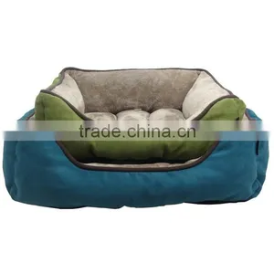 Wholesale Pet Products Low Price Soft Cozy Luxury Rectangle Dog Cat Bed thumbnail-3