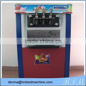 Power Saving 2+1 Mixed Flavors Soft Serve Ice Cream Machines thumbnail-1