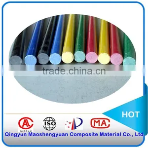 Durable Anti-corrosion Glass Fiber Reinforced Plastic Pultrusion Round Bar thumbnail-1