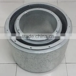 Round Muffler Silencer for Ventilation System Ventilation System Silencer thumbnail-1