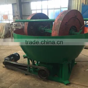 Gold Ore Wet Edge Pan Mill, Low Price Gold Processing Line Made in China thumbnail-3