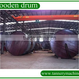 Supply Leather Tannery Overloading Wooden Drum for Soaking/Liming/Tanning thumbnail-6