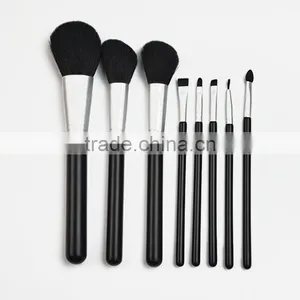 Synthetic Hair Brush Material Black Plastic Handle Material Cosmetic Makeup thumbnail-6