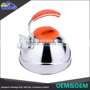 Eco-friendly Mirror Polish Whistling Stainless Steel Water Pot for Water Cooking thumbnail-1
