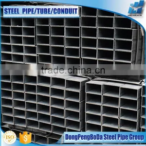 180*180*10mm ERW Black Square Pipe Hollow Section Shape Steel Pipe thumbnail-1