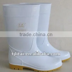 Waterproof High Ankle Moist/wet Conditions Food Factory White Long Boots thumbnail-2