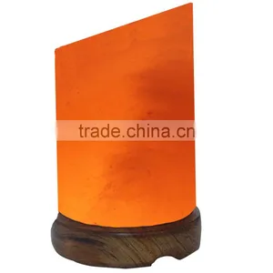 Himalayan Rock Cylinder Top Cut Salt Lamps 6.25 x 4 x 4 Inches Air Purifier Home Decor thumbnail-1
